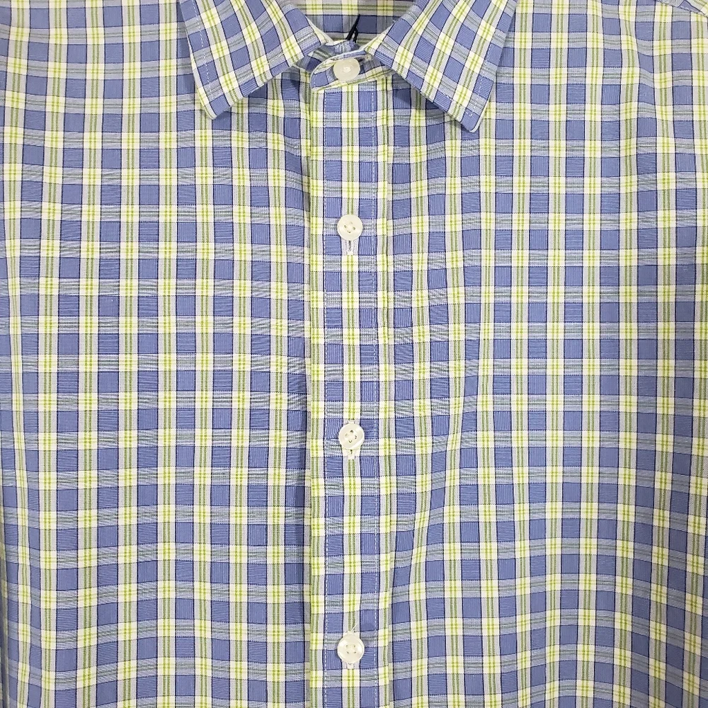 NAUTICA men's plaid button down shirt Sz 15.5